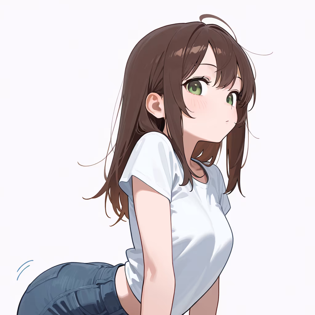 仰け反りの作例