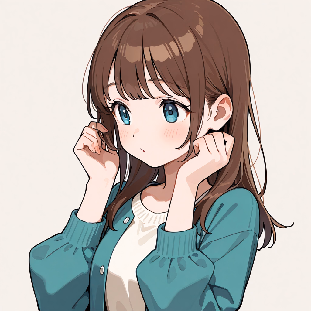 両手上げの作例