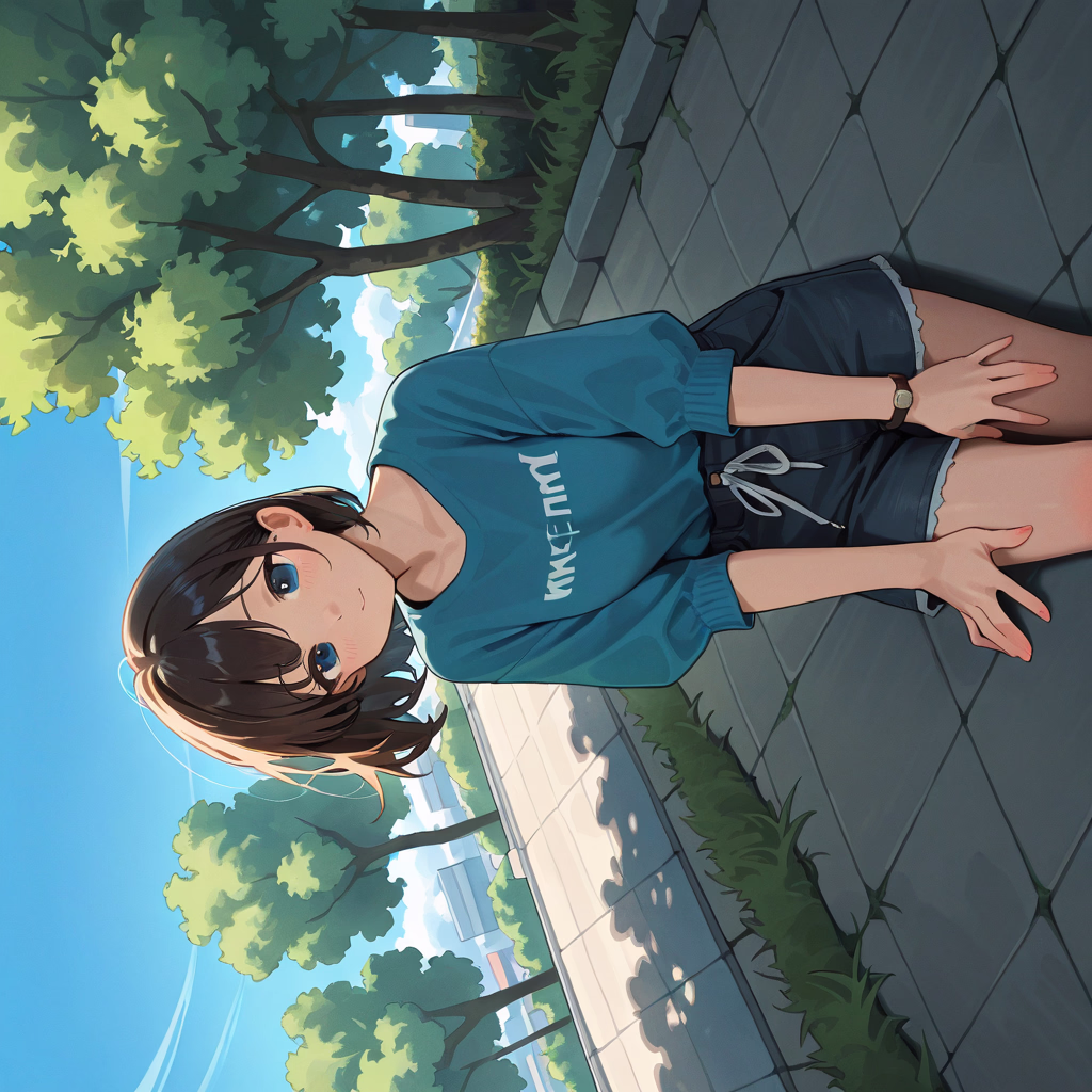 横向きの作例