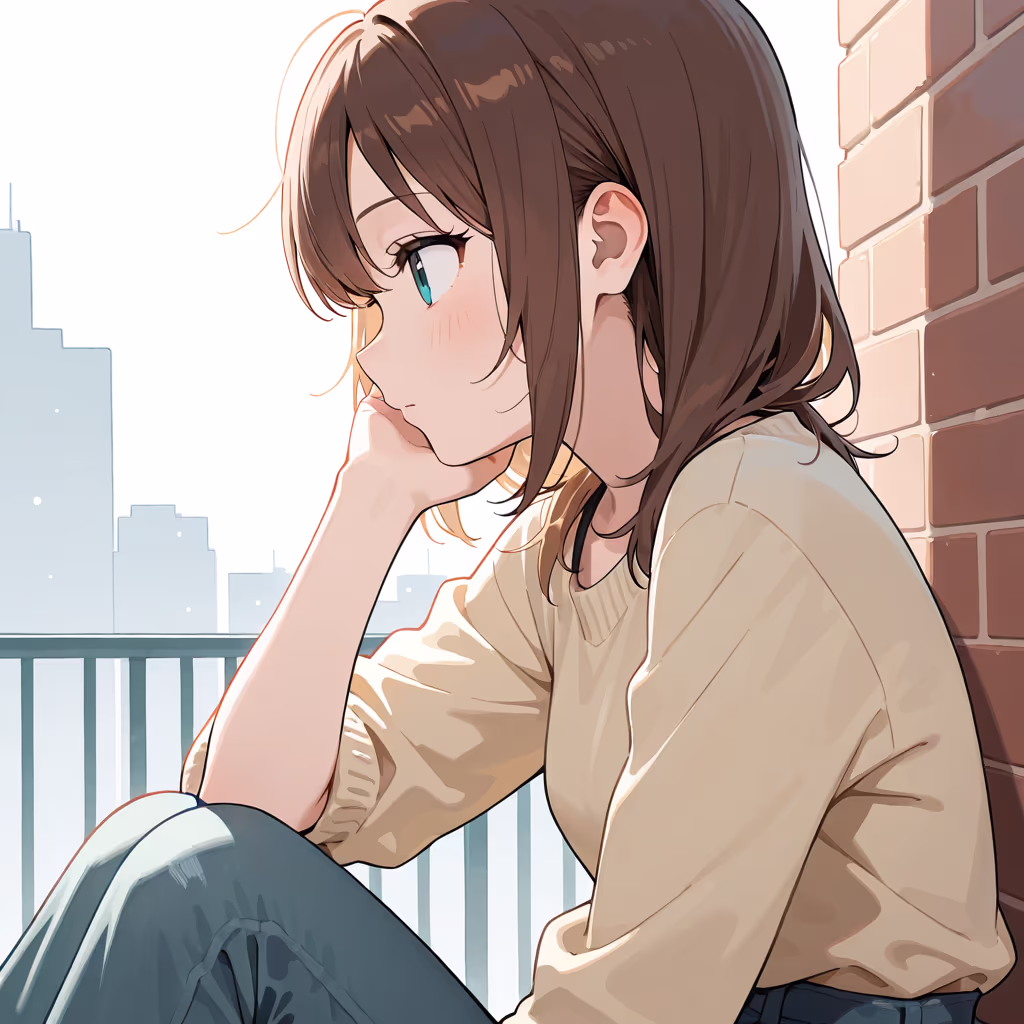横顔の作例