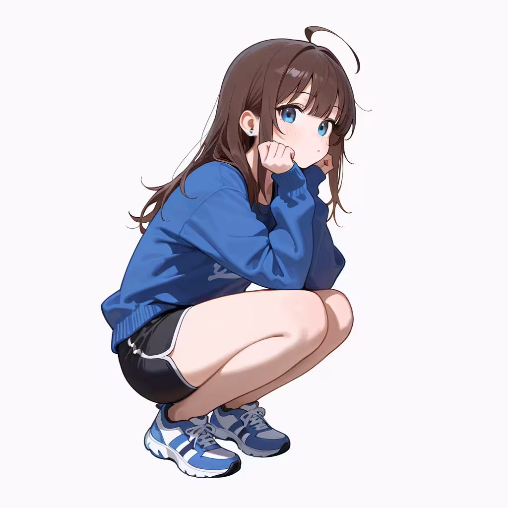 しゃがみの作例