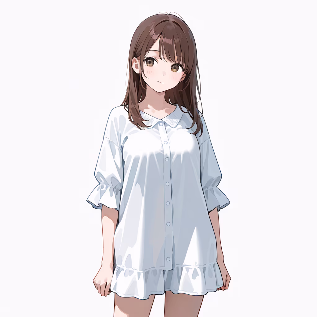 腕を下ろすの作例