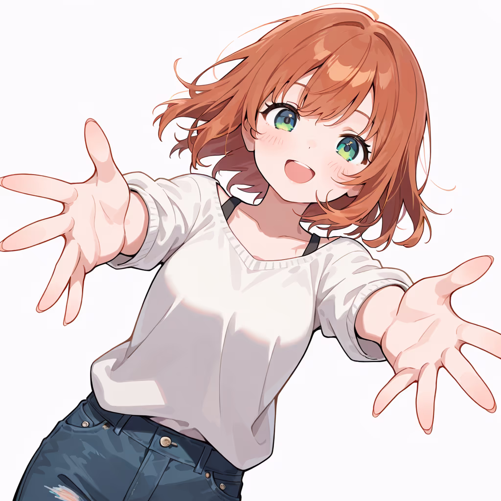 手を伸ばすの作例