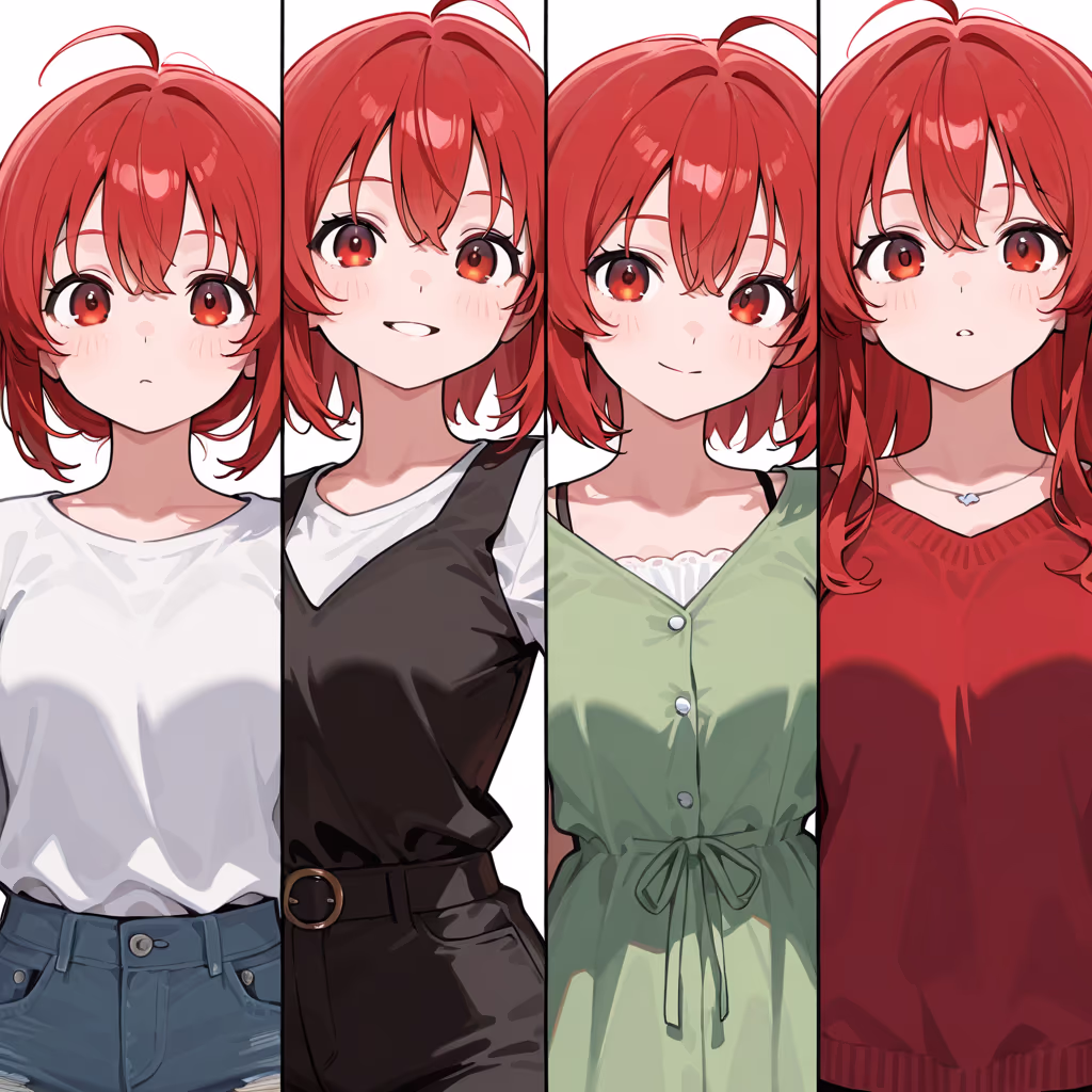 列にキャラを配置して並べるの作例