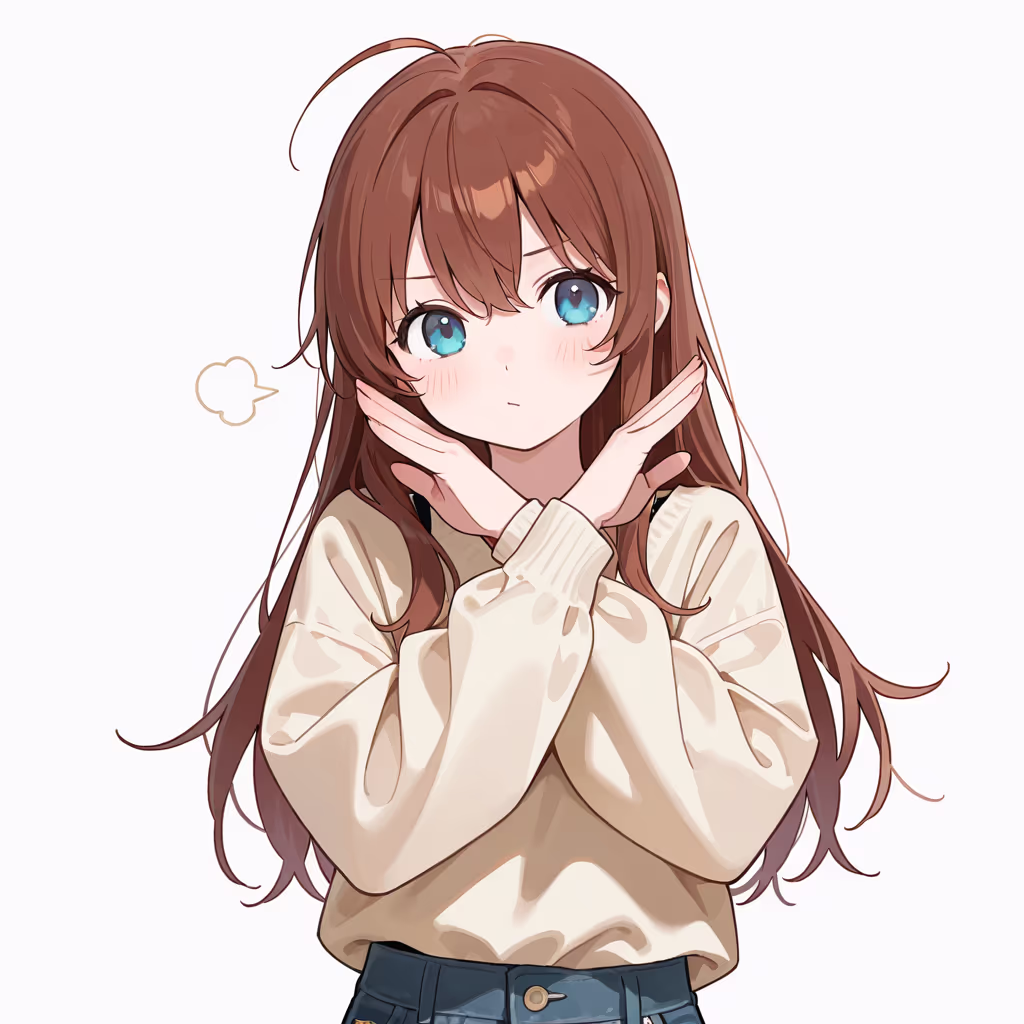 腕を交差するの作例