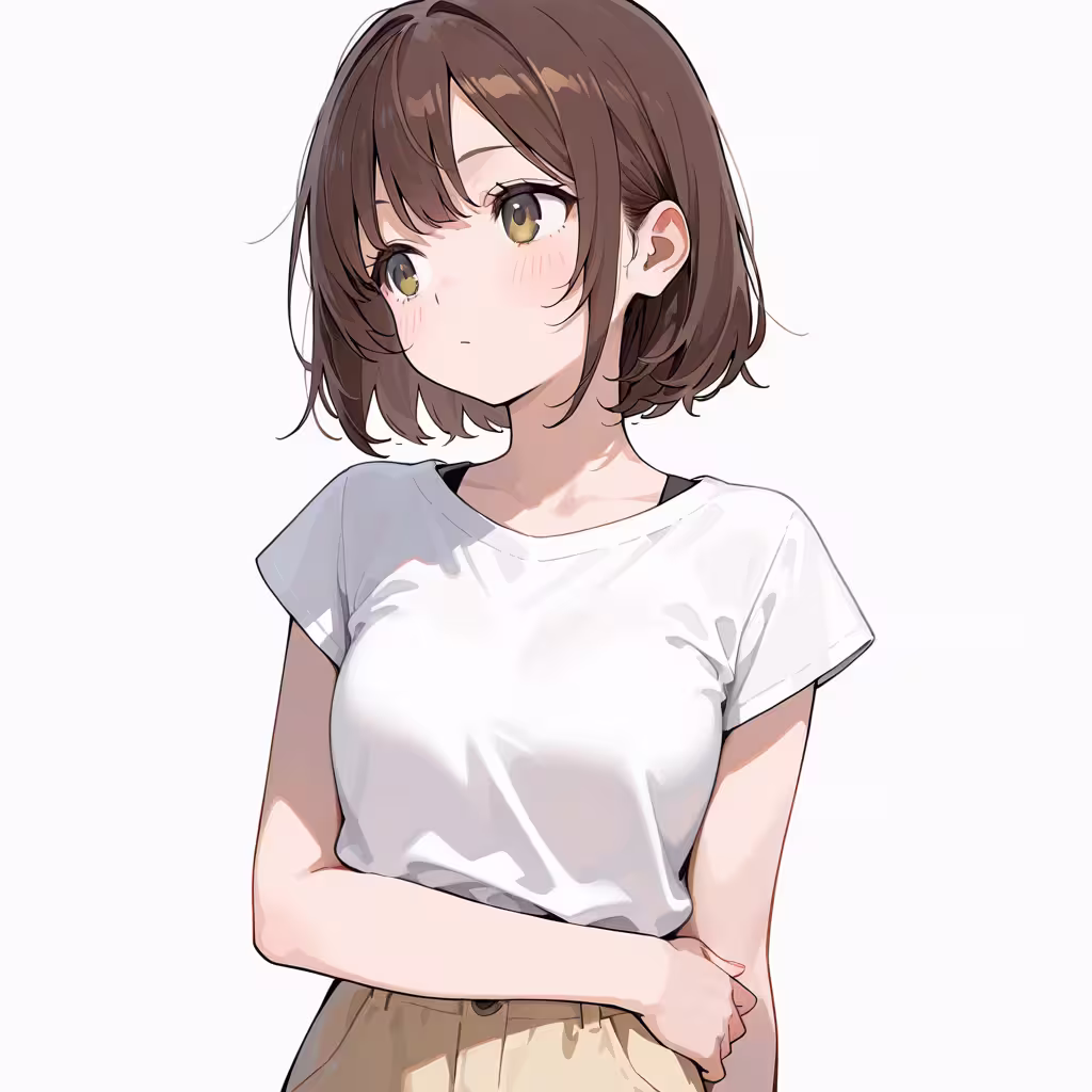 腰に腕を回すの作例