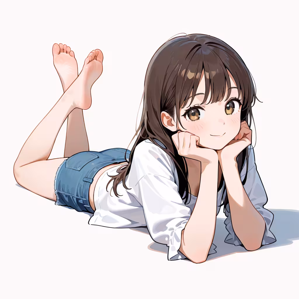 足上げの作例