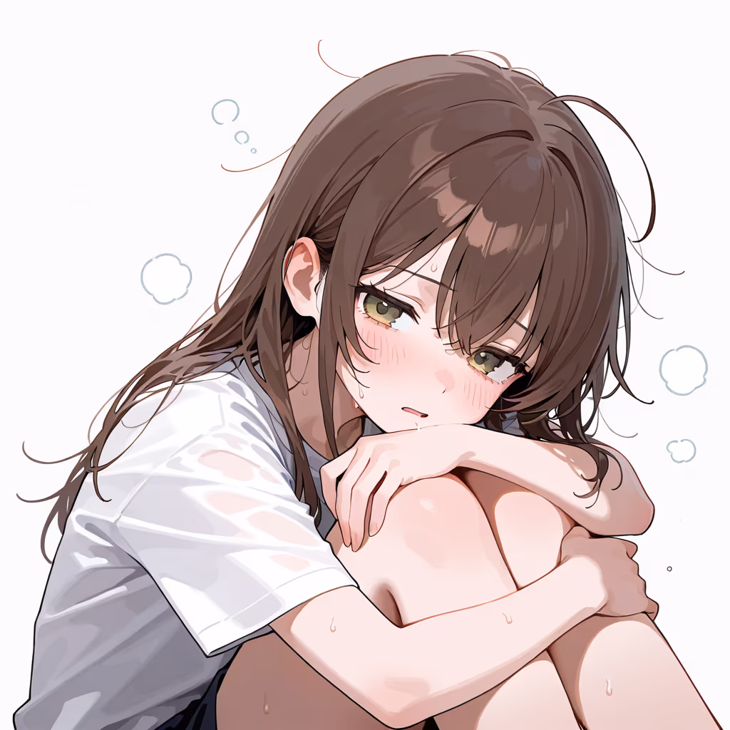 疲れたの作例