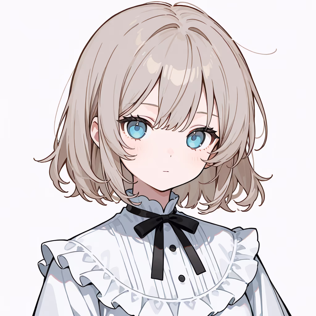 無表情の作例