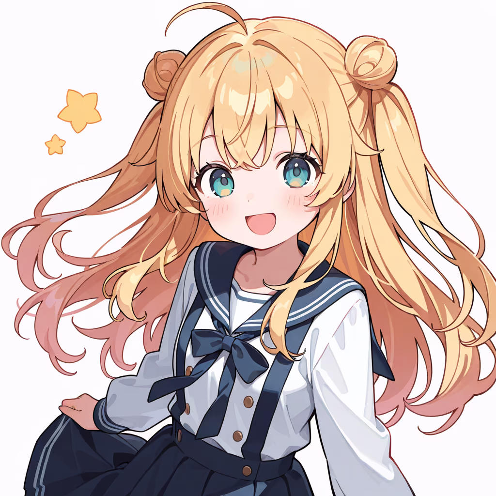 笑顔の作例