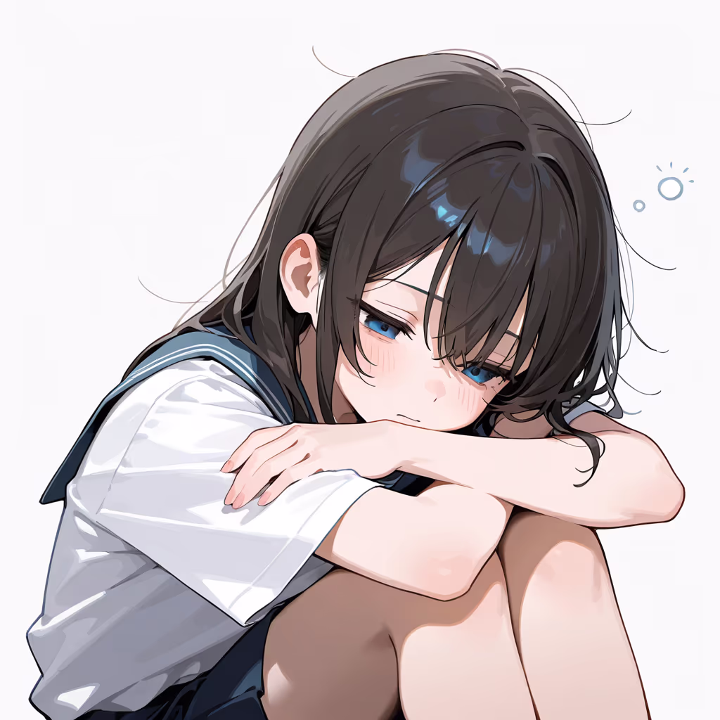 落ち込むの作例
