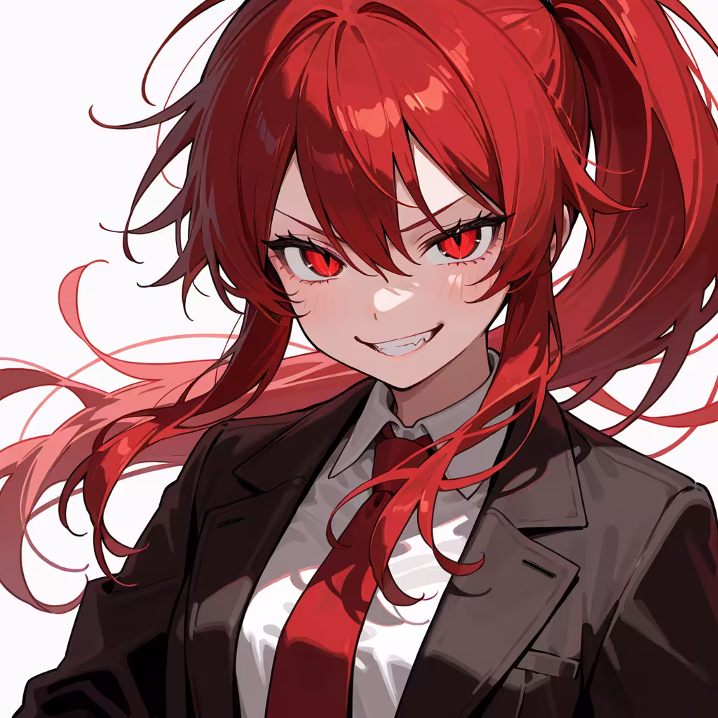 邪悪な笑みの作例