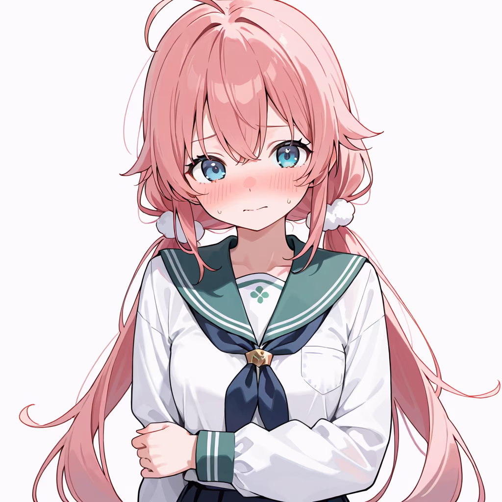 恥じらいの作例