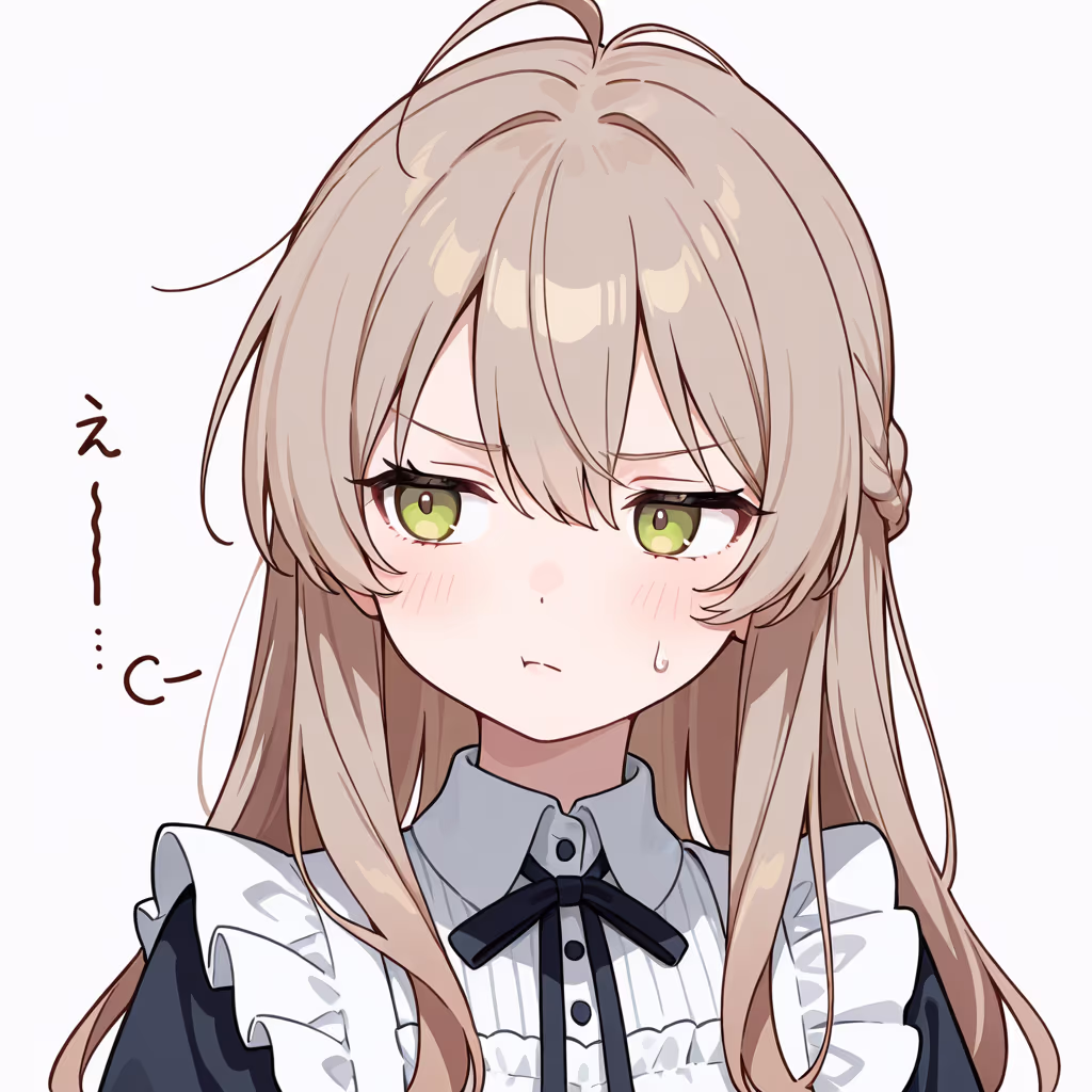 ふてくされるの作例