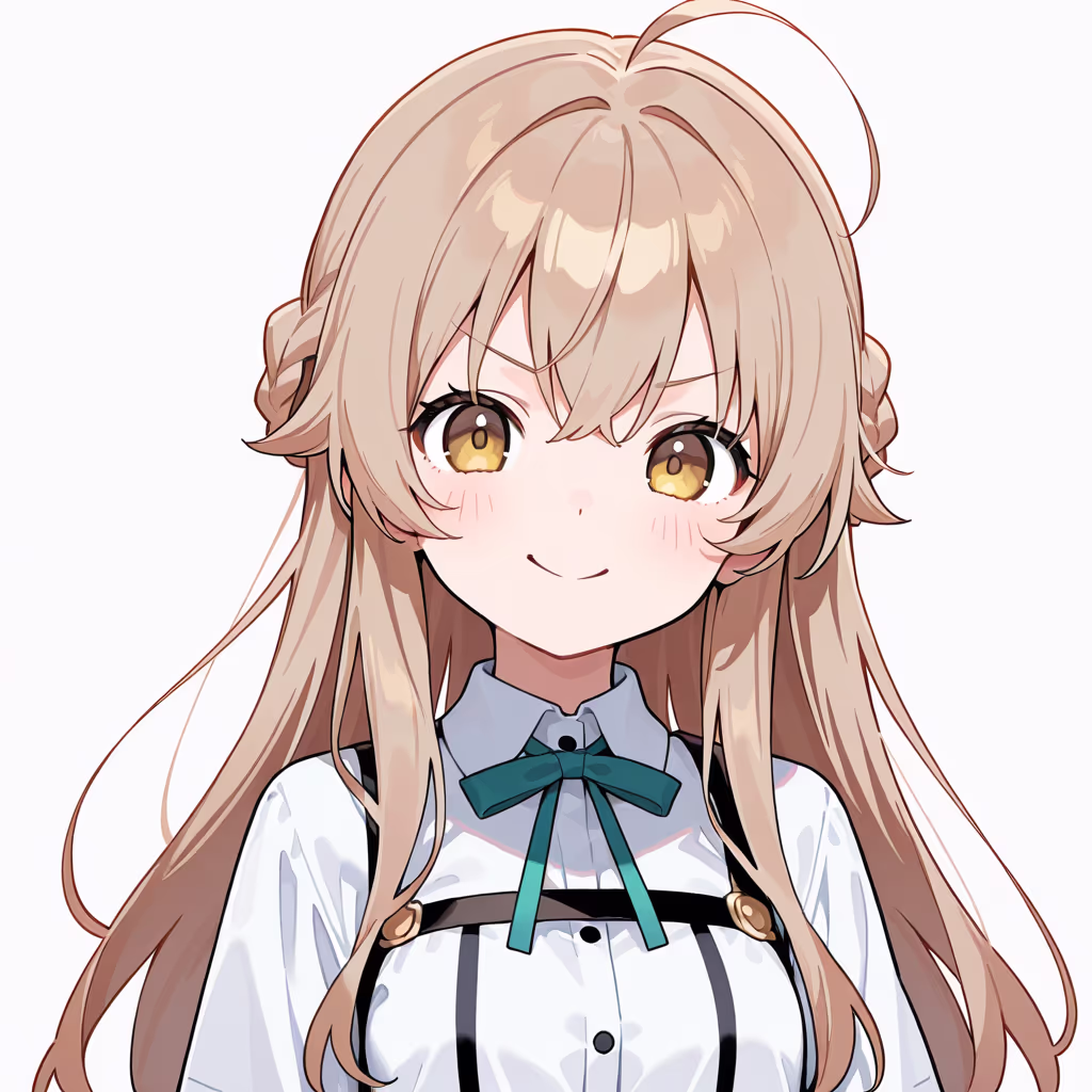 いたずらな笑みの作例