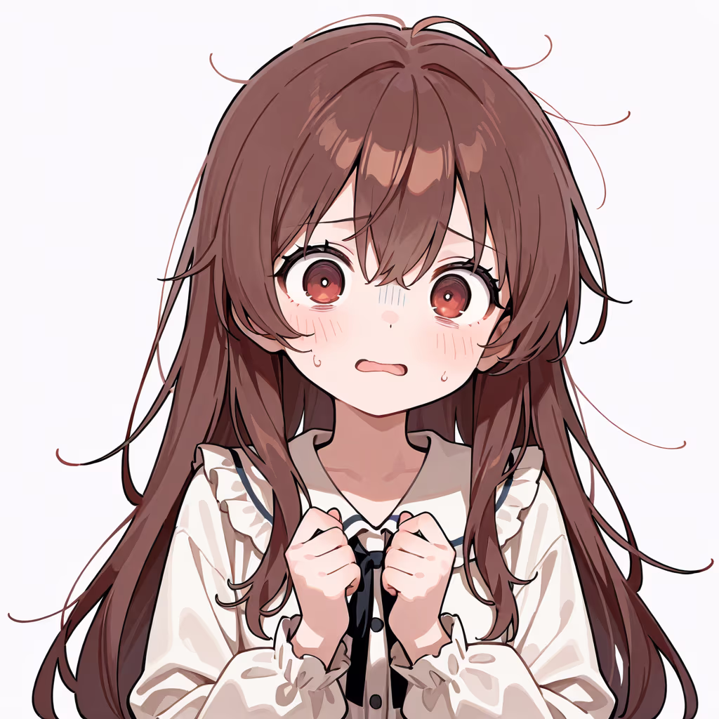 怖がったの作例