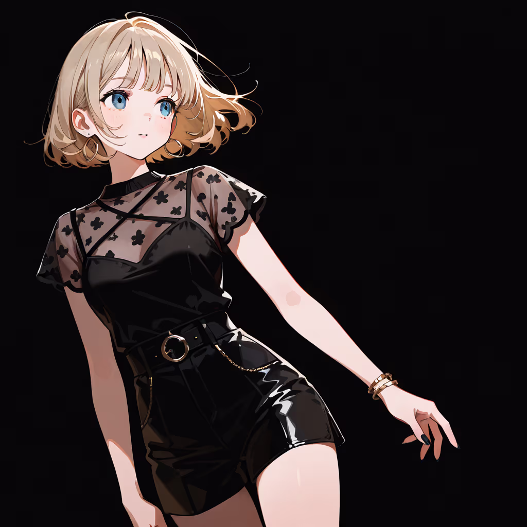 黒い背景の作例