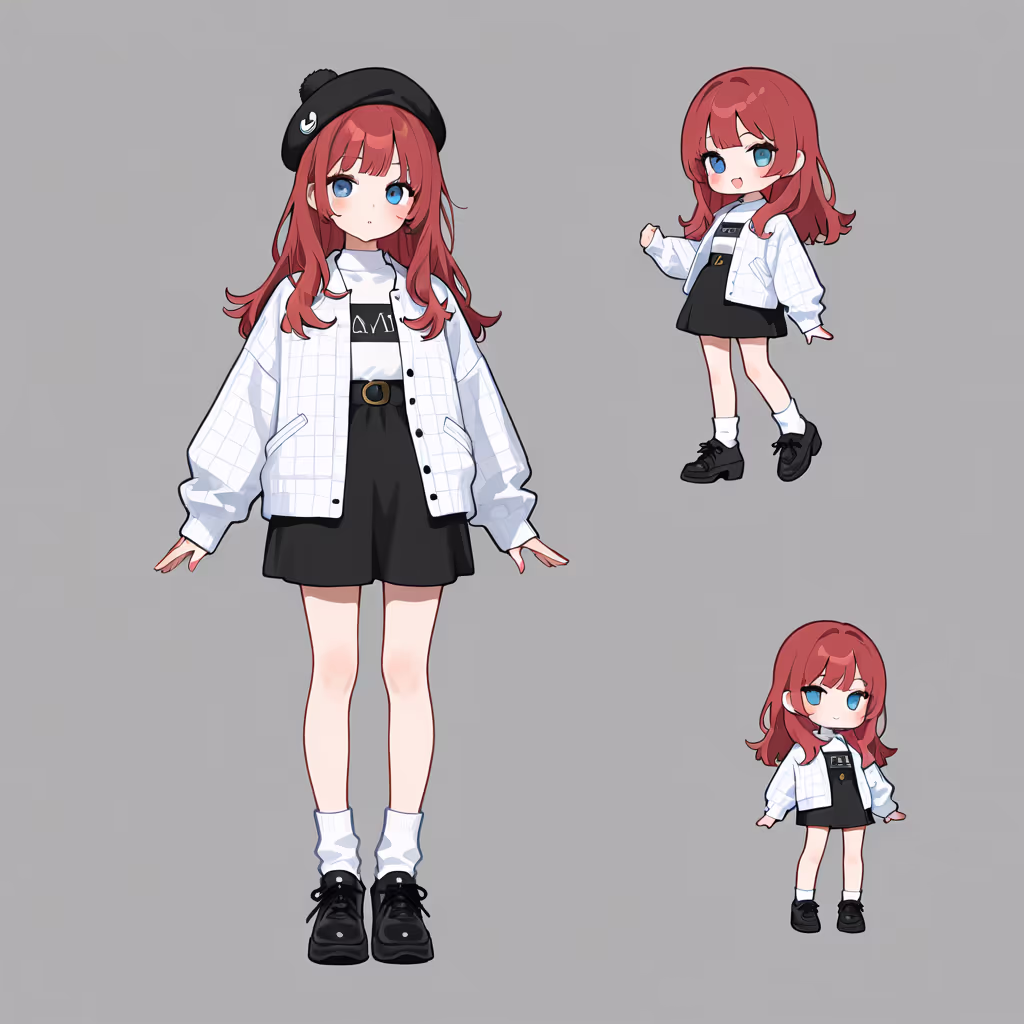 ちびキャラ挿絵の作例