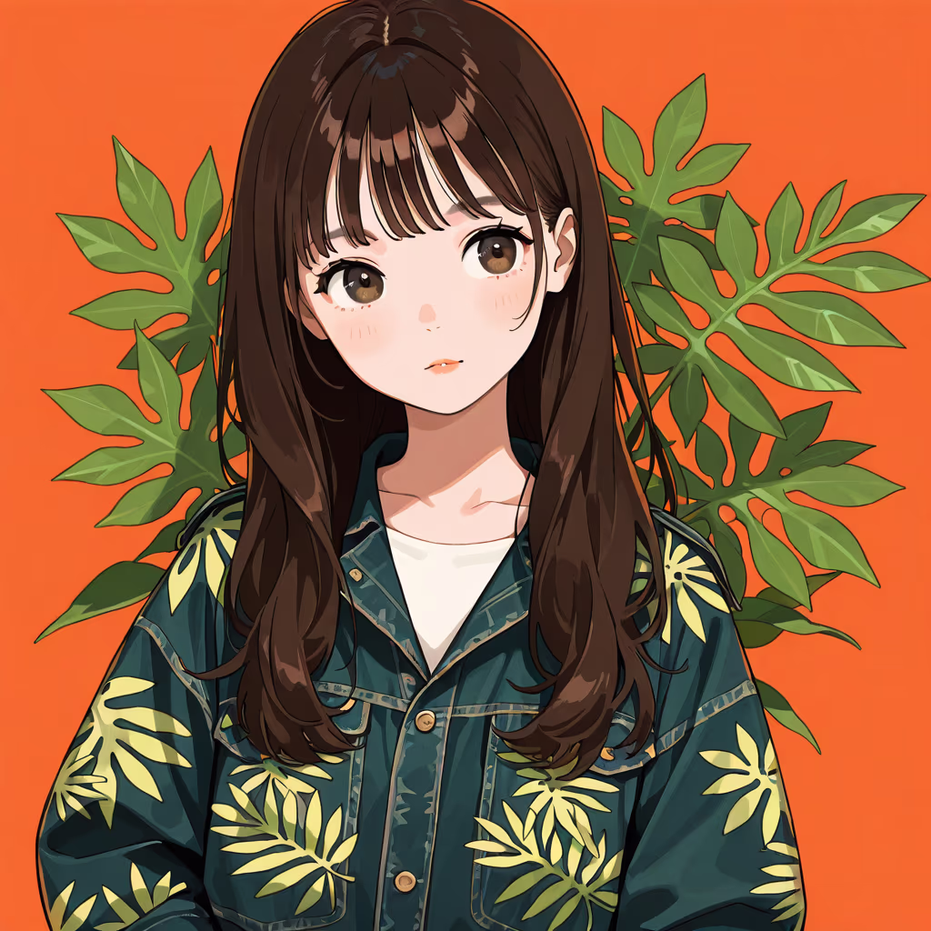 葉っぱの作例