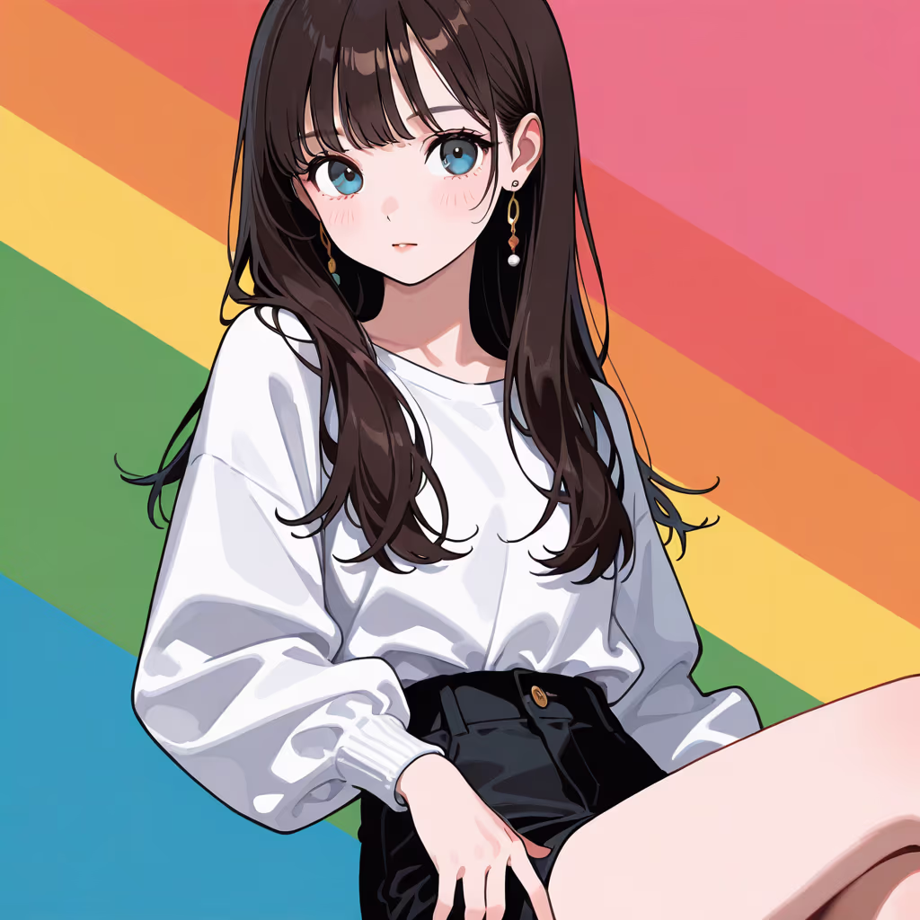 虹色の作例