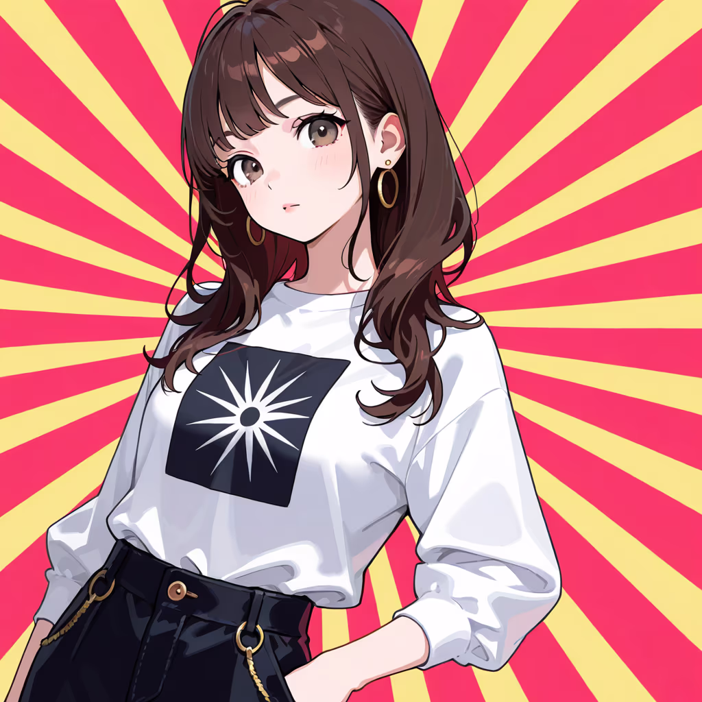 放射線状の作例
