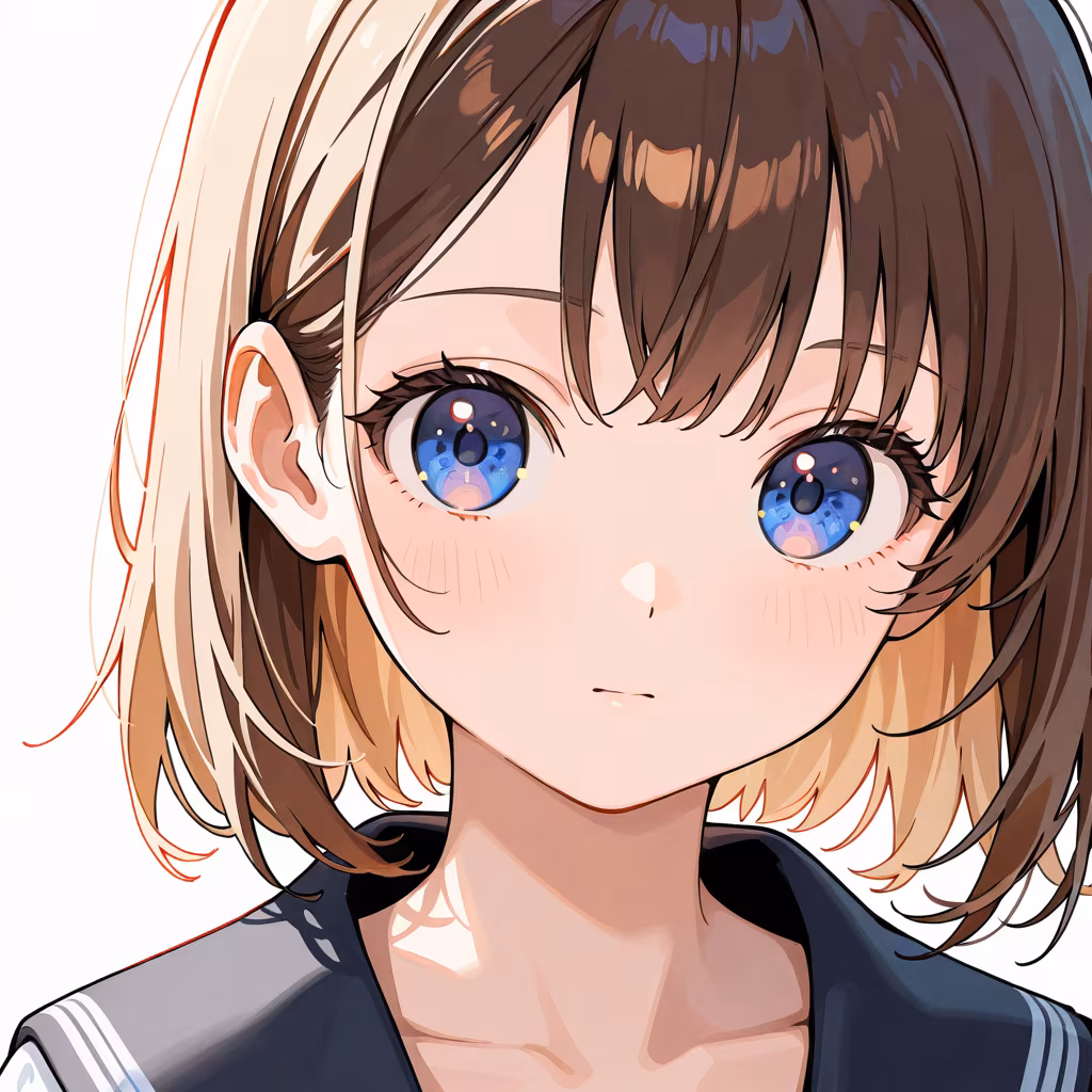 瞳の反射 複数形の作例