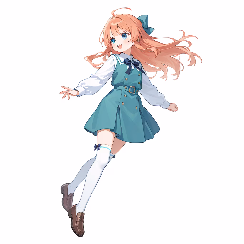 オーバーニーハイの作例