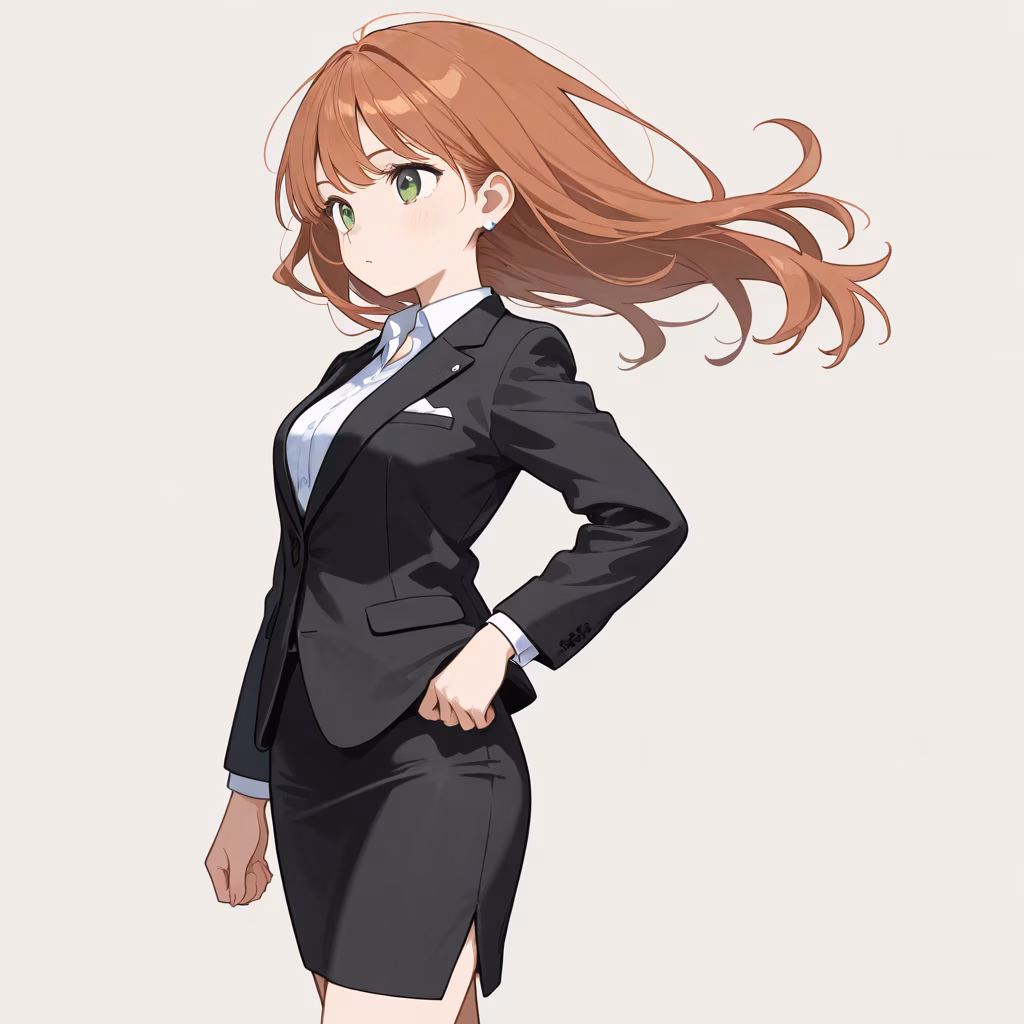 スカートスーツの作例