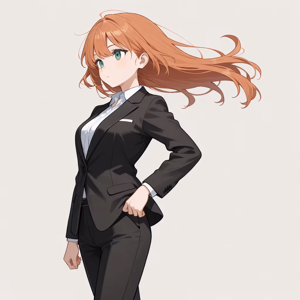 パンツスーツの作例