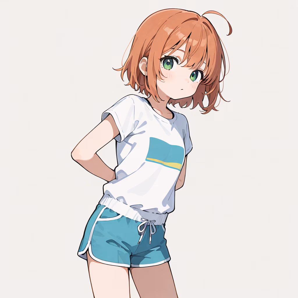 ショートパンツの作例