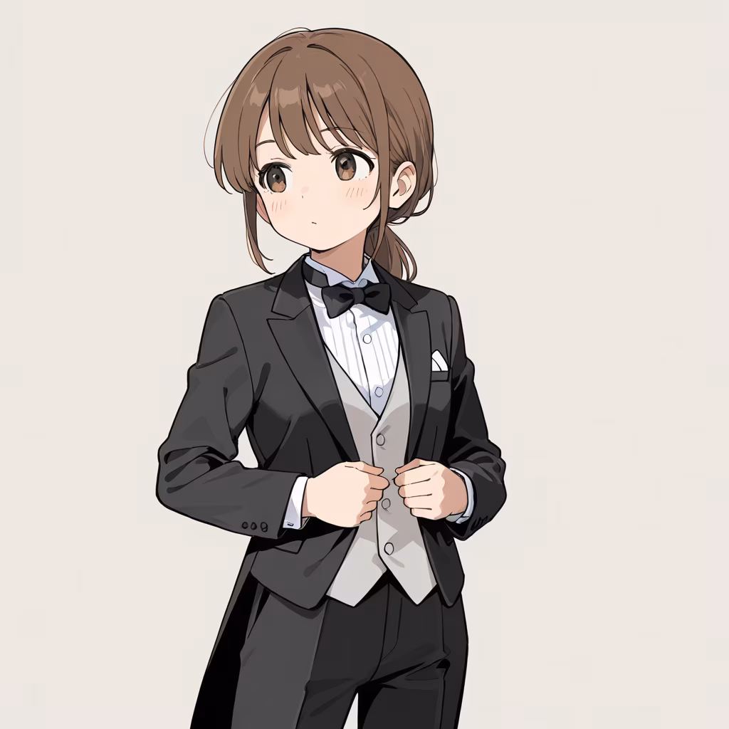 タキシードの作例