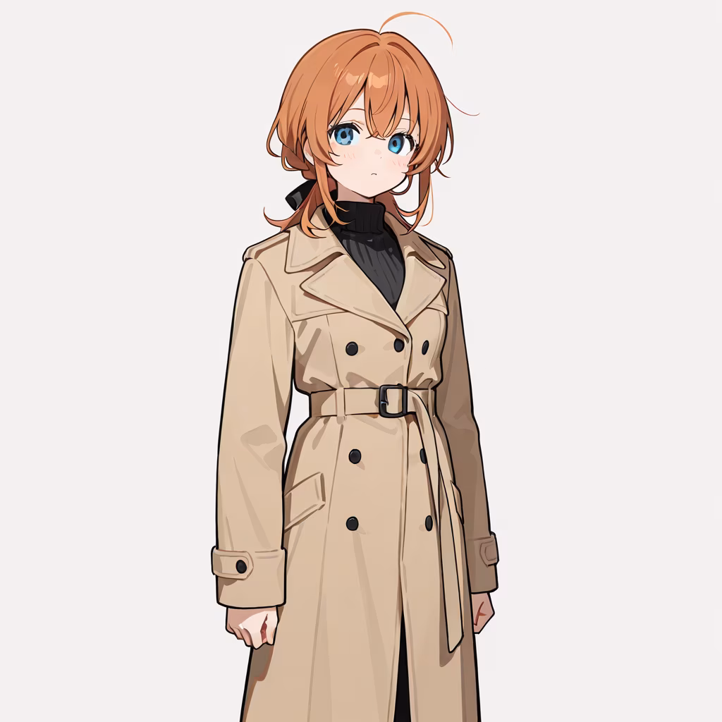 ロングコートの作例
