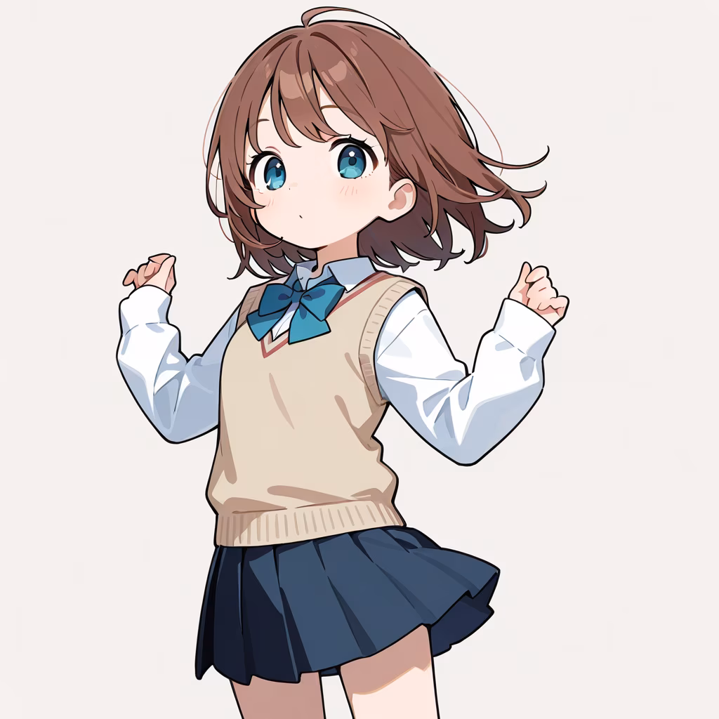 ニットベストの作例