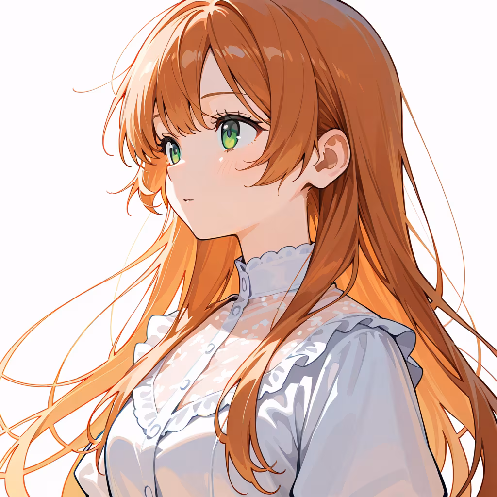 遠くを見るの作例