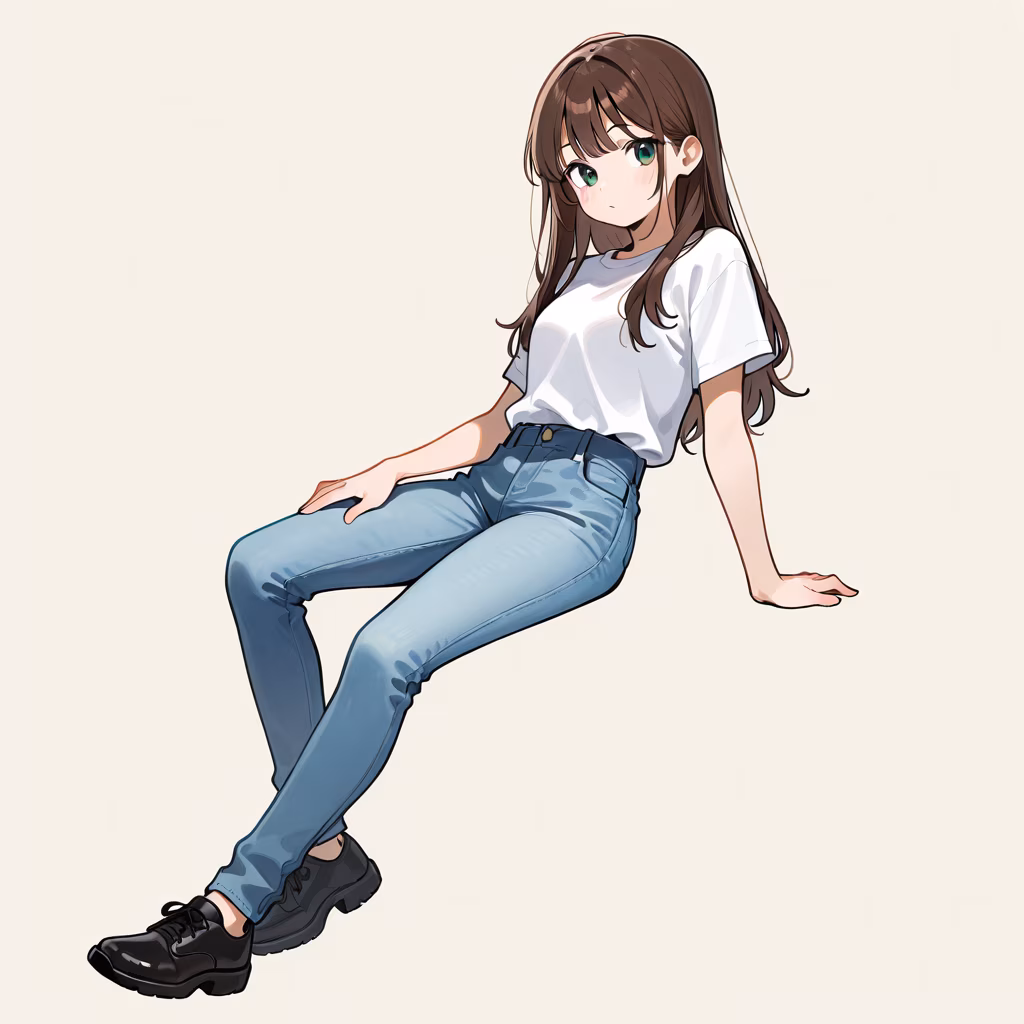 ジーンズの作例