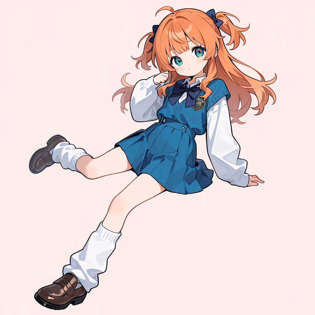 ルーズソックスの作例