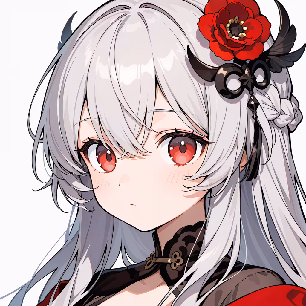 赤い目の作例