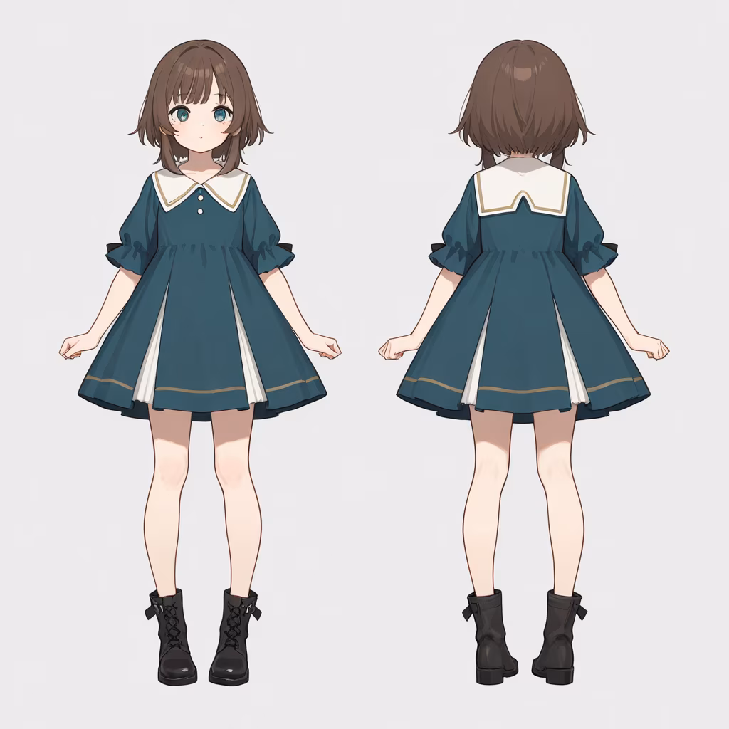 ミディアムドレスの作例