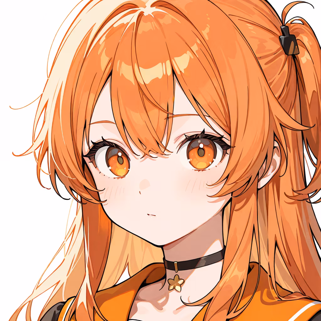 オレンジ目の作例