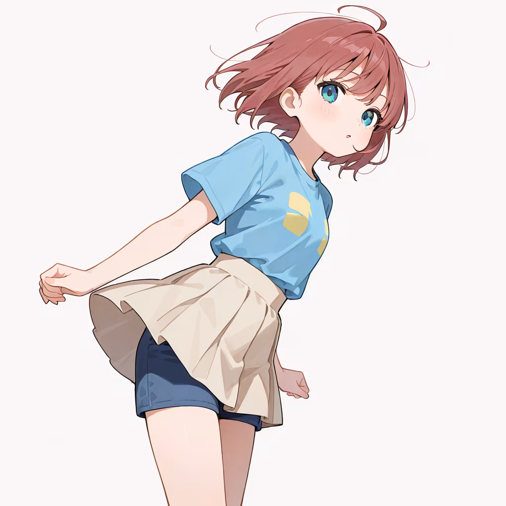 スカート下ショーツの作例