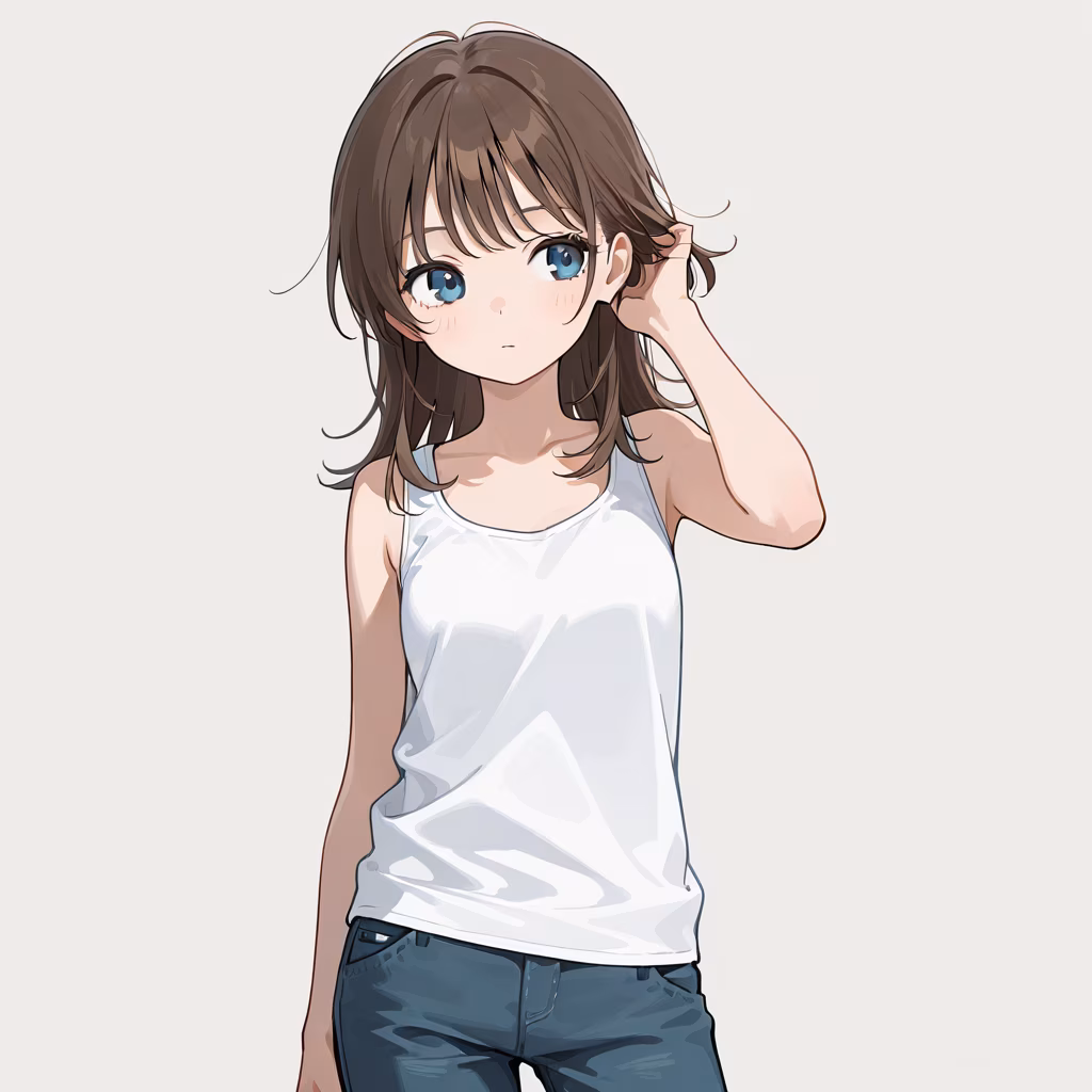 タンクトップの作例