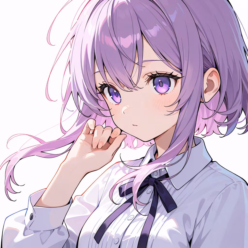 紫の目の作例