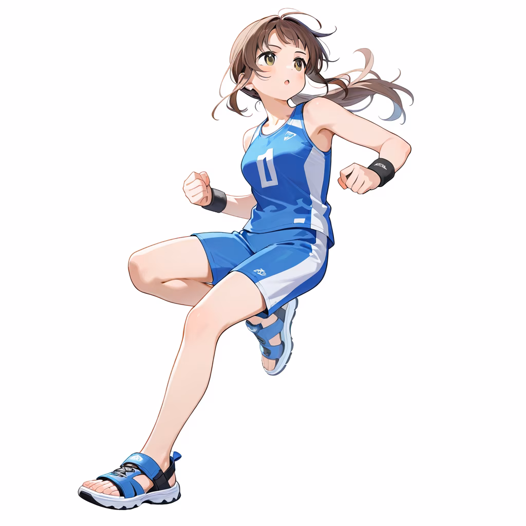 スポーツサンダルの作例