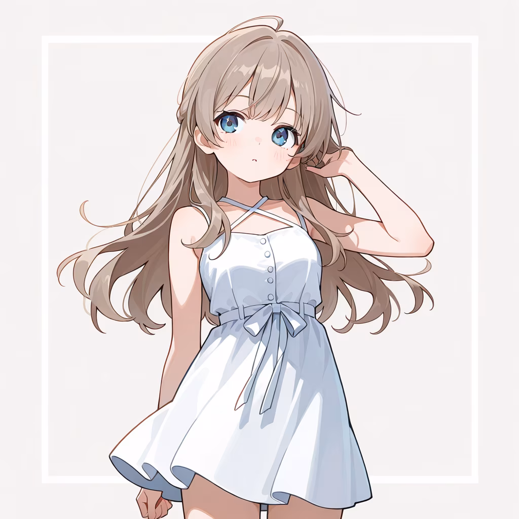 クロスホルターネックの作例