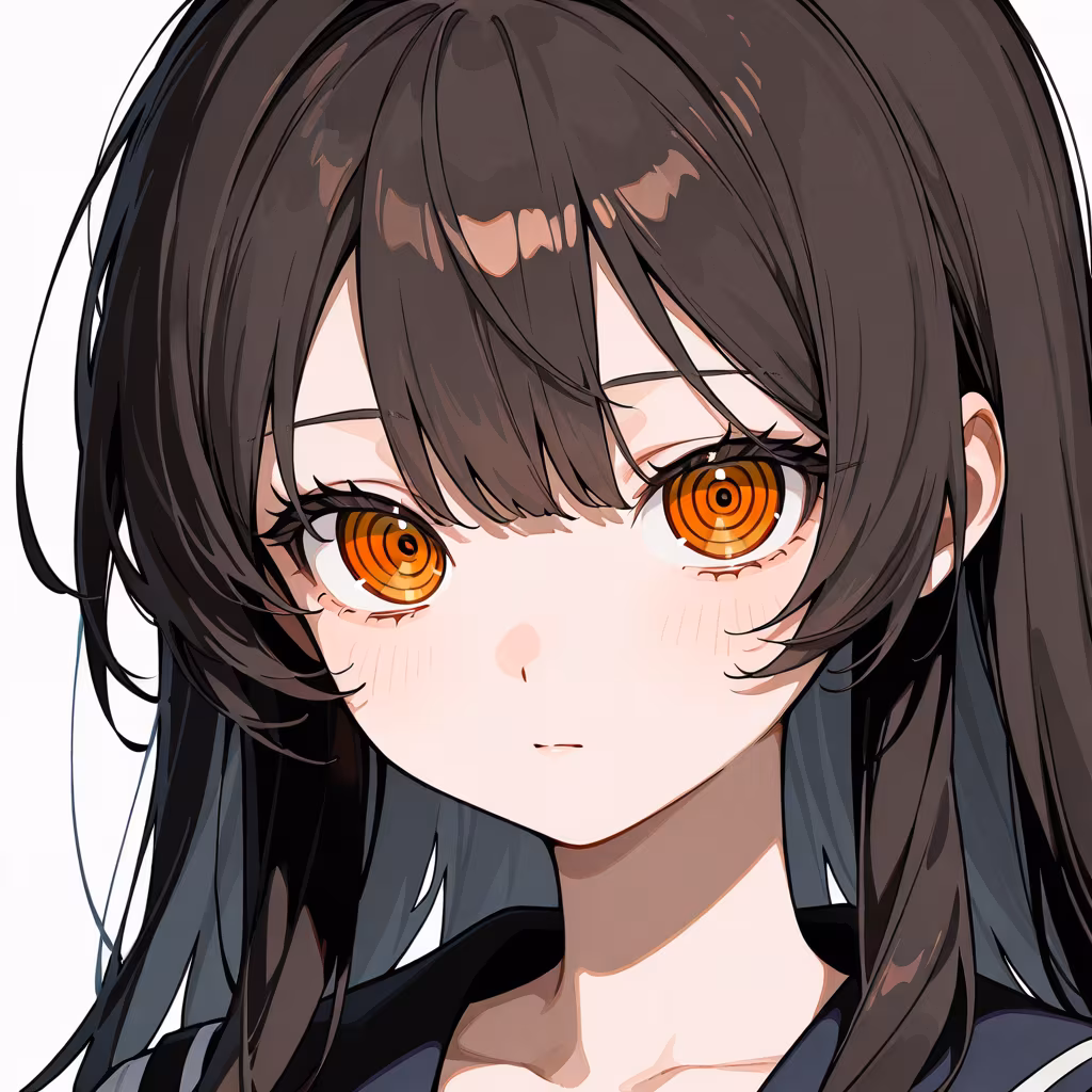 ぐるぐる目の作例