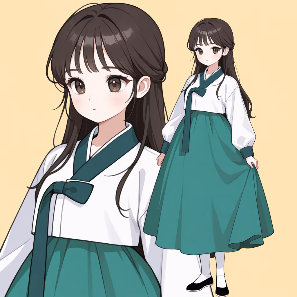 韓服（ハンボク）の作例