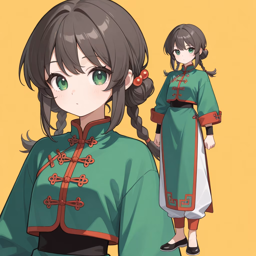 唐装（タンジュアン）の作例