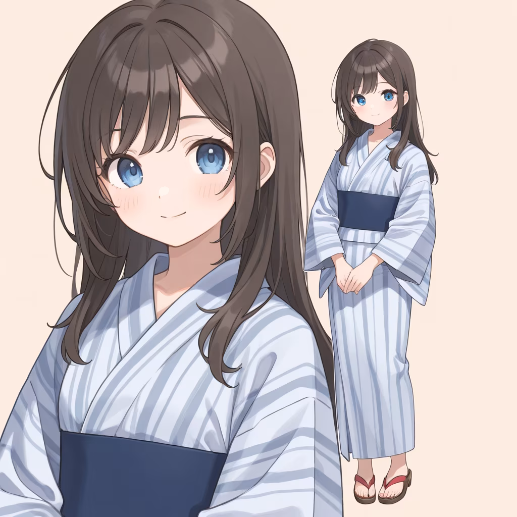 浴衣の作例