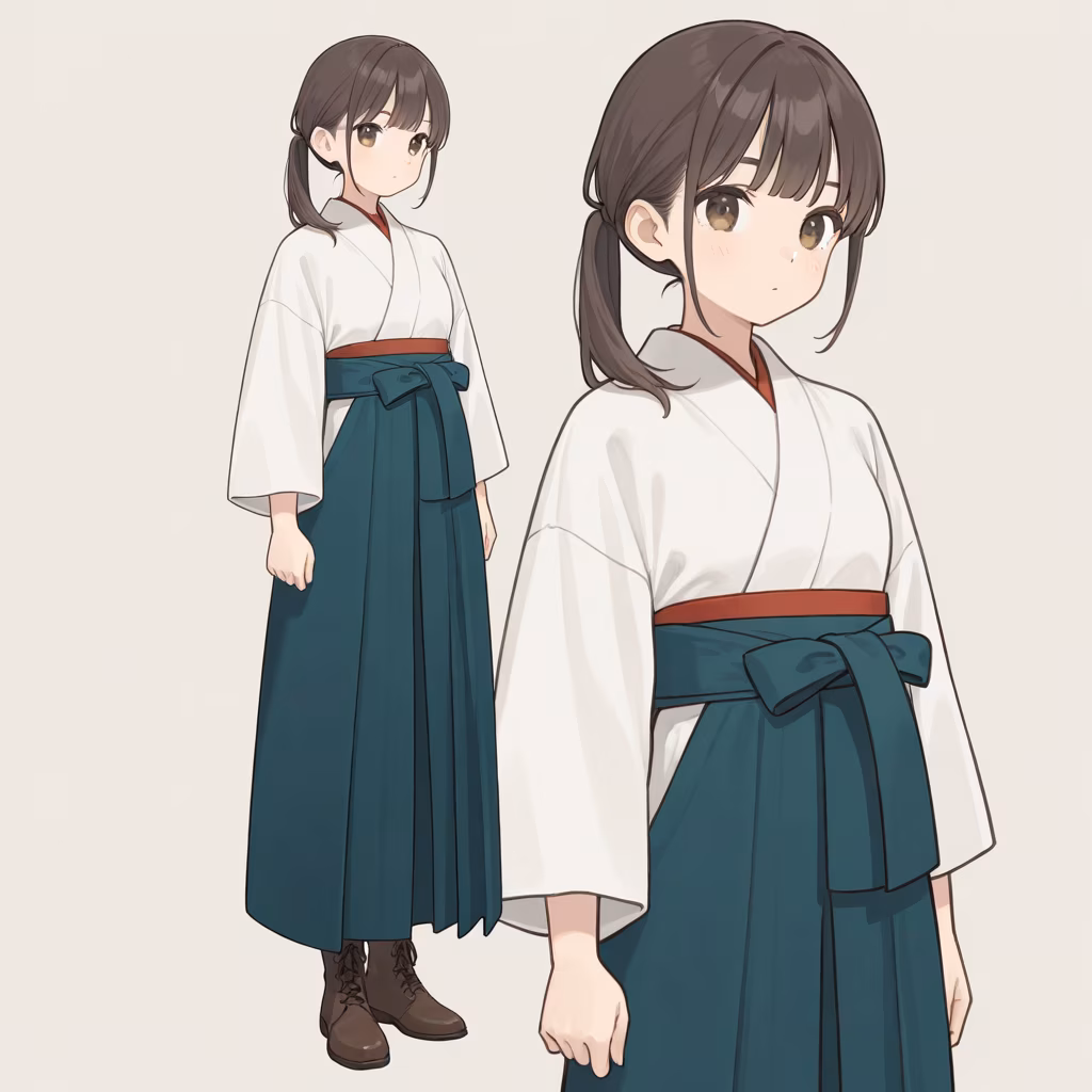行灯袴の作例