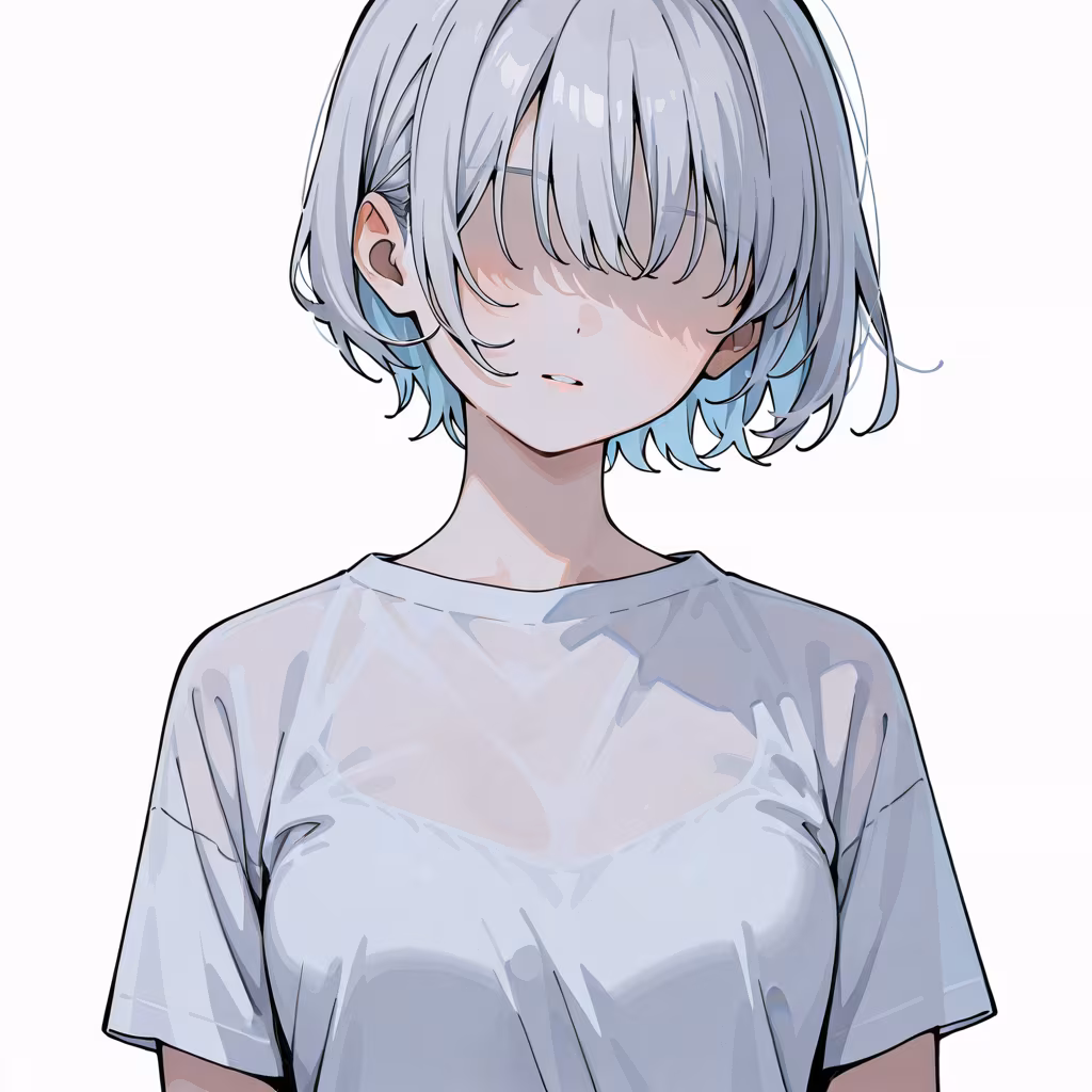 目を描かないの作例
